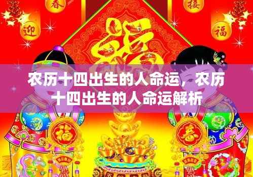 农历十四出生的人命运详解,命运解析与特质分析