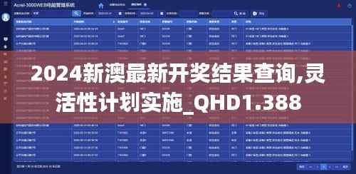 2024新澳最新开奖结果查询,灵活性计划实施_QHD1.388
