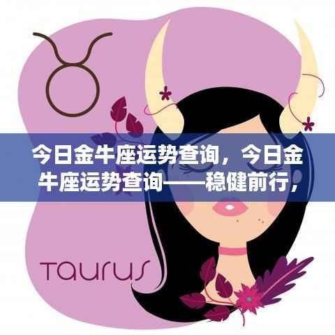 今日金牛座运势解析,稳健前行,展现独特魅力