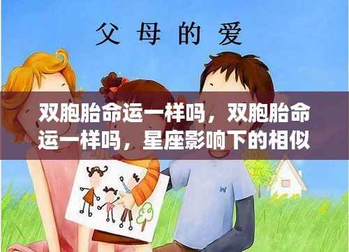 双胞胎命运相似与差异的探索,星座影响下的对比与解析