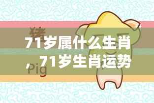71岁生肖运势详解,福运亨通,岁月流转下的生肖运势解析