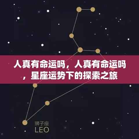星座运势背后的探索之旅，探寻命运的真谛