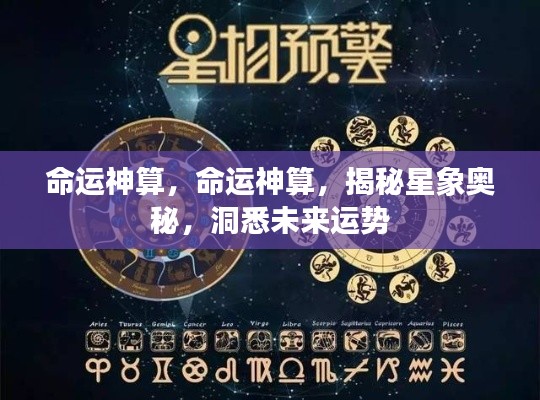 命运神算揭秘，星象奥秘与未来运势探索