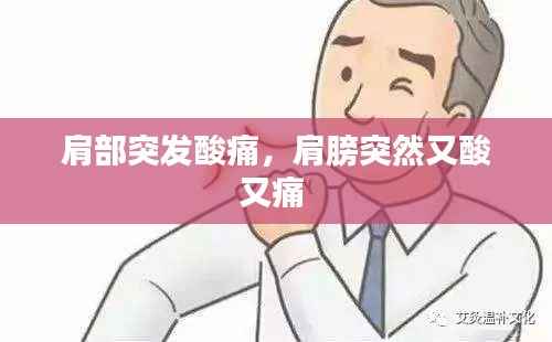 肩部突发酸痛,肩膀突然又酸又痛