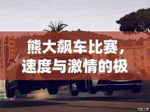 熊大飙车比赛,速度与激情的极致对决!